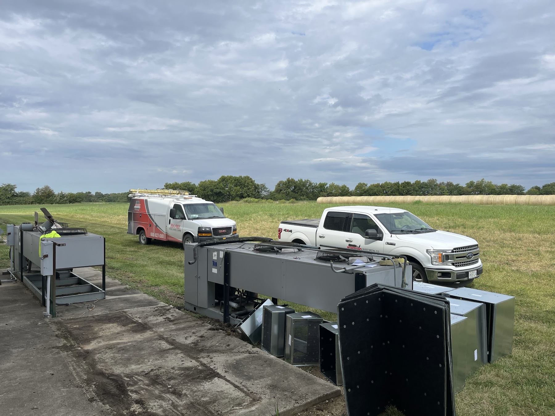 County Distributing HVAC project, Sedalia MO
