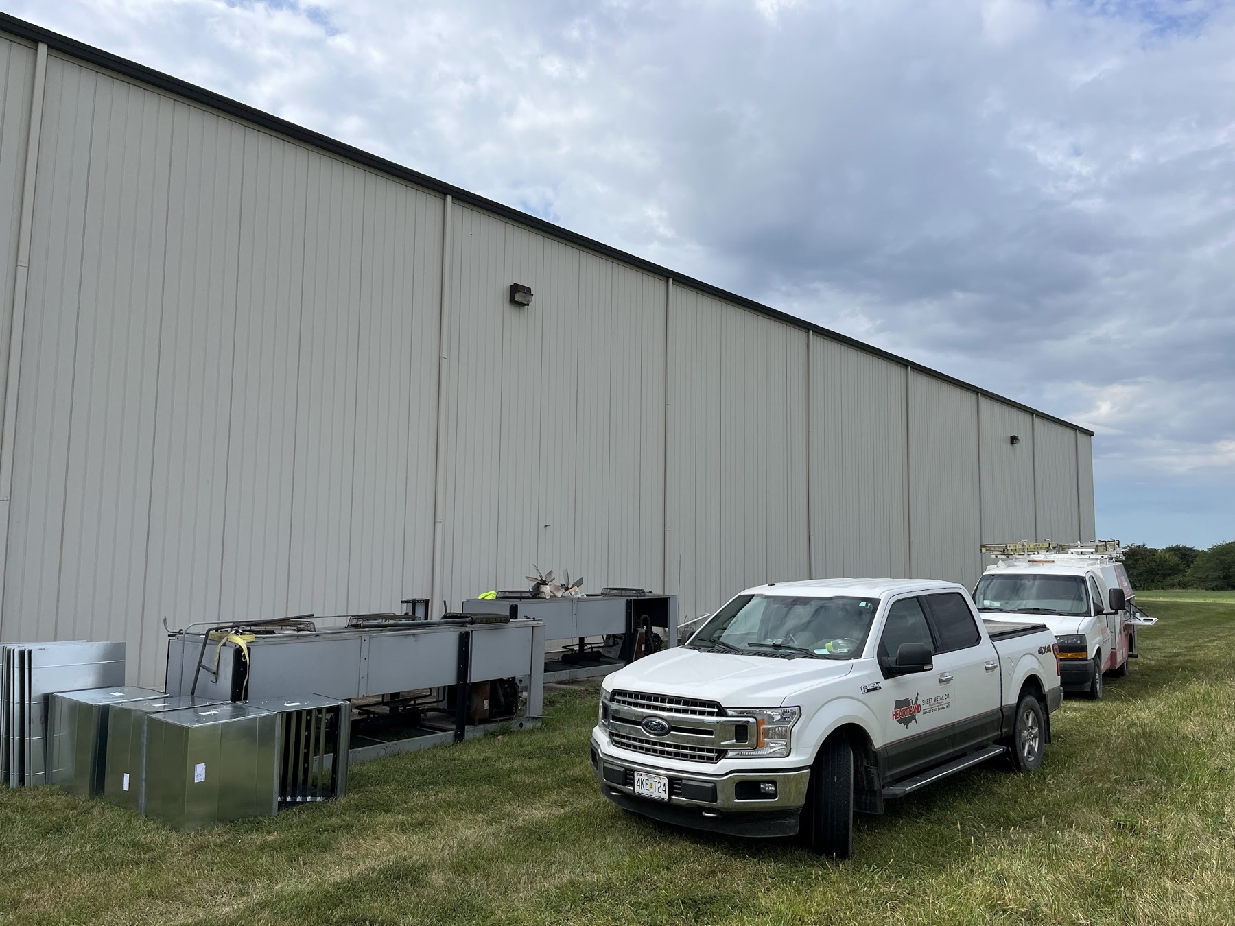County Distributing HVAC project, Sedalia MO