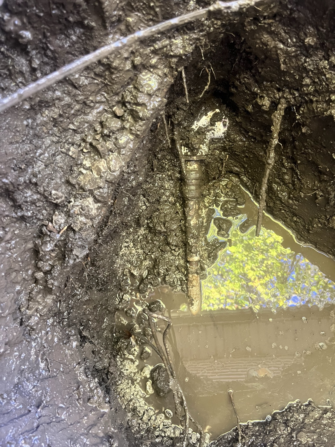 Plumbing service work at a Mid-Missouri job site